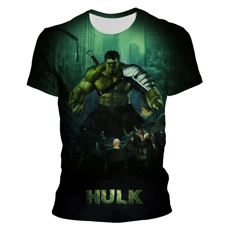 Новинка летняя футболка с 3D принтом Роберта Брюса Халка Повседневная Уличная для
