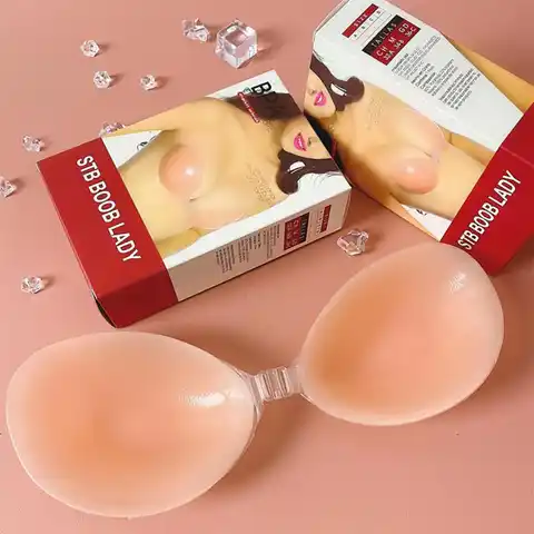 2022 Silicone Bra Invisible Push Up Sexy Strapless Stealth Adhesive Backless Breast Enhancer For Women Sticky Wedding Bikini Bra