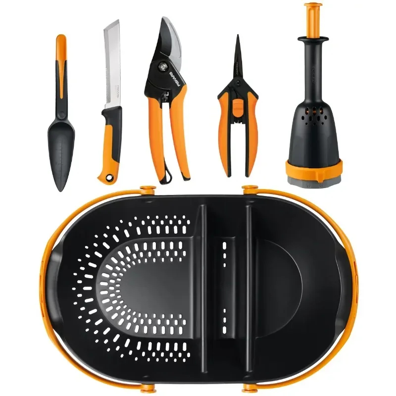 Для Fiskars Food Набор садовых инструментов с корзиной для сбора еды 6 шт. в комплекте