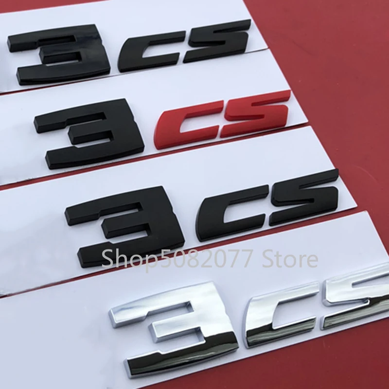 Эмблема с буквенным номером для CS M2cs M3cs M4cs автостайлинг хромированная глянцевая