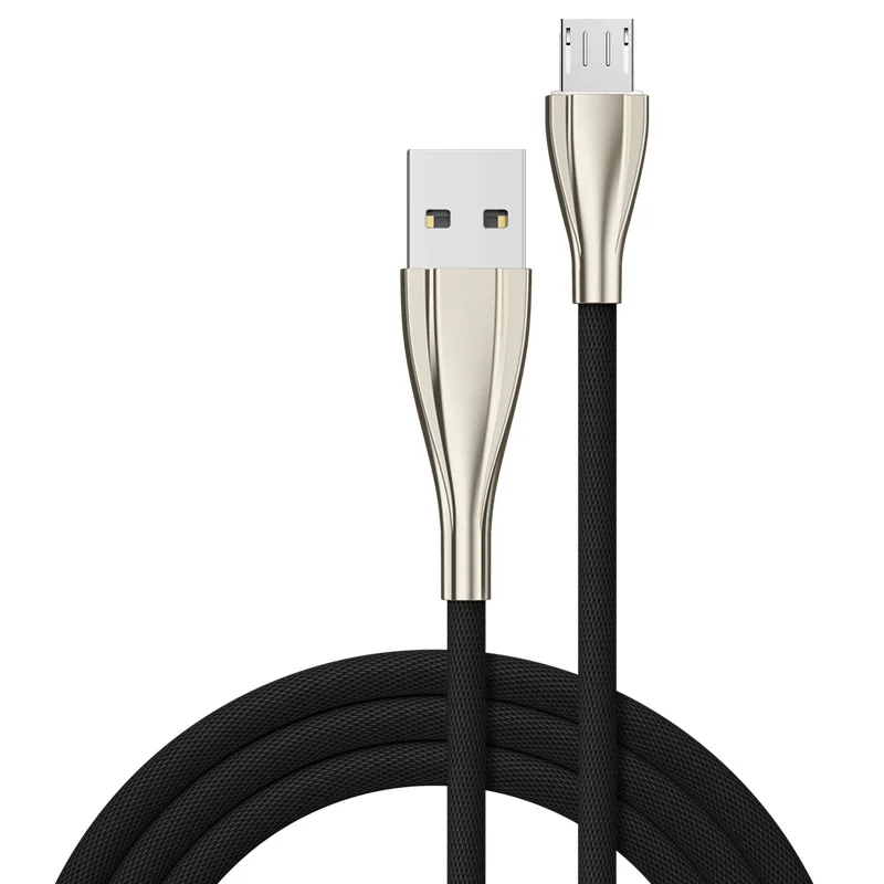 

Микро-USB-кабель 3A для быстрой зарядки из цинкового сплава, кабель для передачи данных для Oppo Vivo Xiaomi Android мобильный телефон, USB-кабель для заряд...