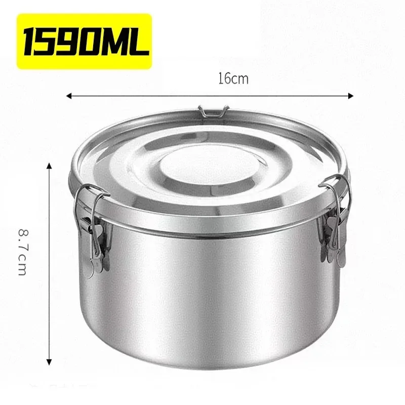 

Ланч-бокс из нержавеющей стали круглой формы