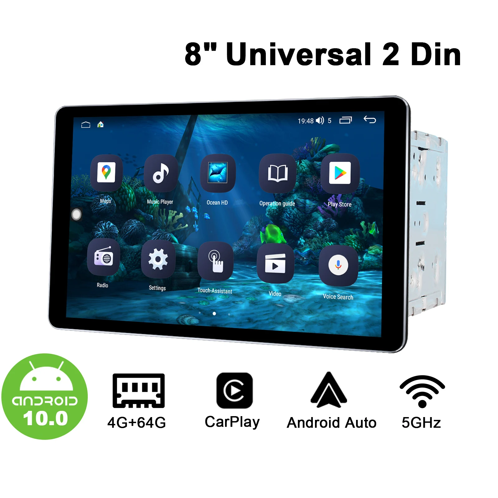 

JOYFORWA 8"GPS Multimedia player android Car Radio For Mazda almera Toyota Volkswagen Nissan Kia VW qashqai juke Peugeot 2 Din