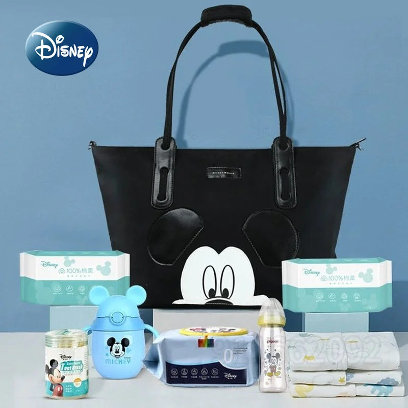 Disney Mickey's Original  Diaper Bag Handbag Luxury Brand Women's Handbag Large -capacity Baby Bag Card Fashion Baby Diaper Bag