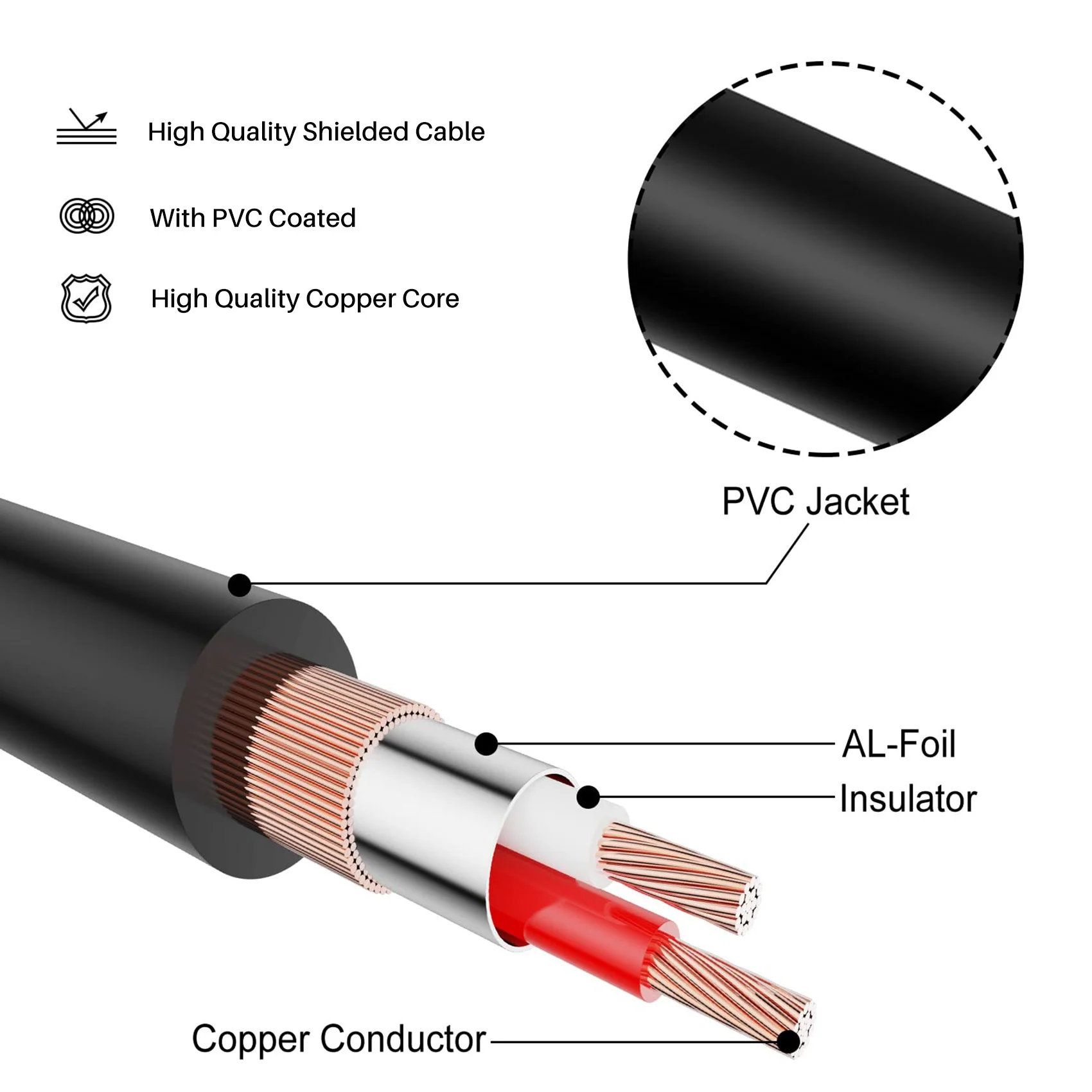 Сменный аудиокабель для бесшумных комфортных наушников QC25 QC35 SoundTrue OE2 OE2I AE2 AE2I с