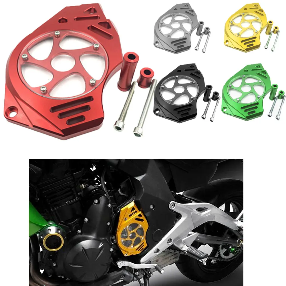 

Front Sprocket Chain Guard Cover Motorcycle Accessories Shield For Kawasaki ER-6N / 4F / 6F VERSYS 650 VN650 HARTFORD DIABLO