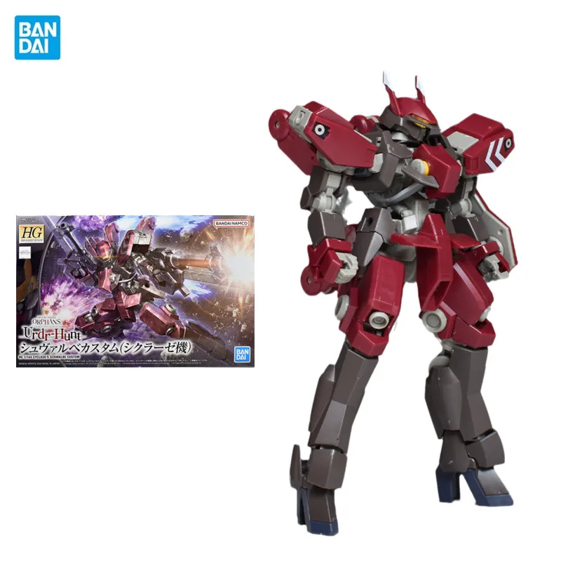 

Bandai Original Gundam Model Kit Anime Figure HG URDR-HUNT EB 05c CYCLASEs SCHWALBE CUSTOM Action Figures Collectible Toys Gifts