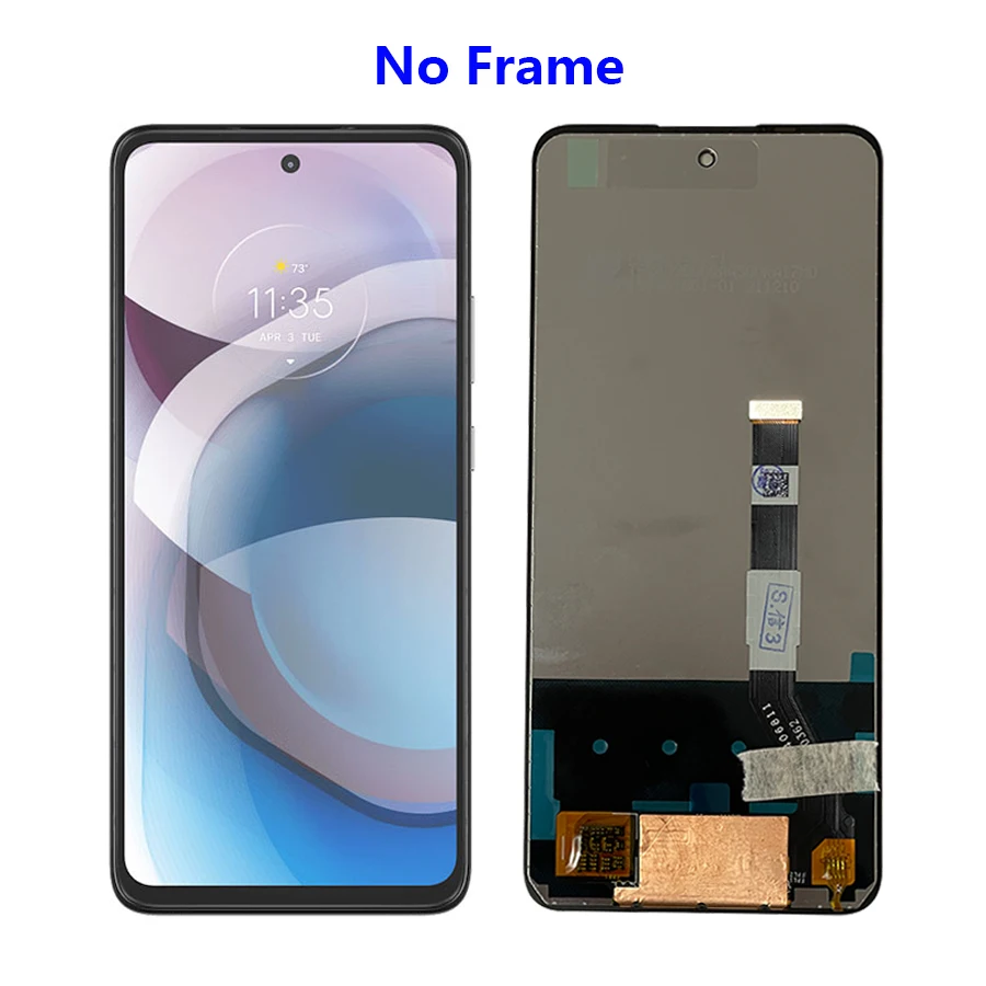 6 7 &quotIPS для Motorola One 5G Ace ЖК-дисплей сенсорный экран дигитайзер в сборе запасные