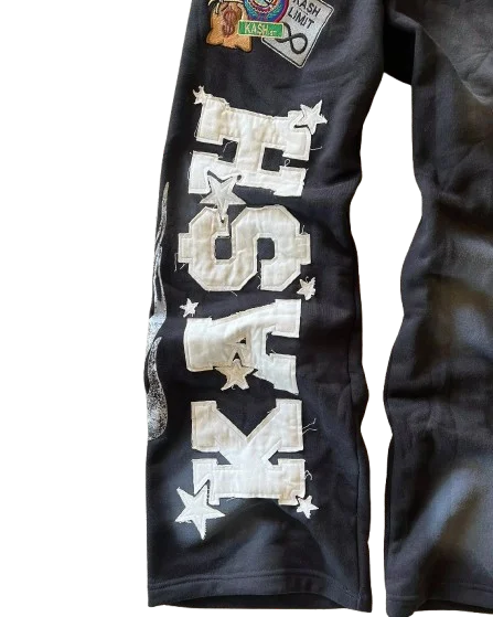 Уличная одежда лоскутные спортивные штаны в стиле ретро брюки Y2K готические с