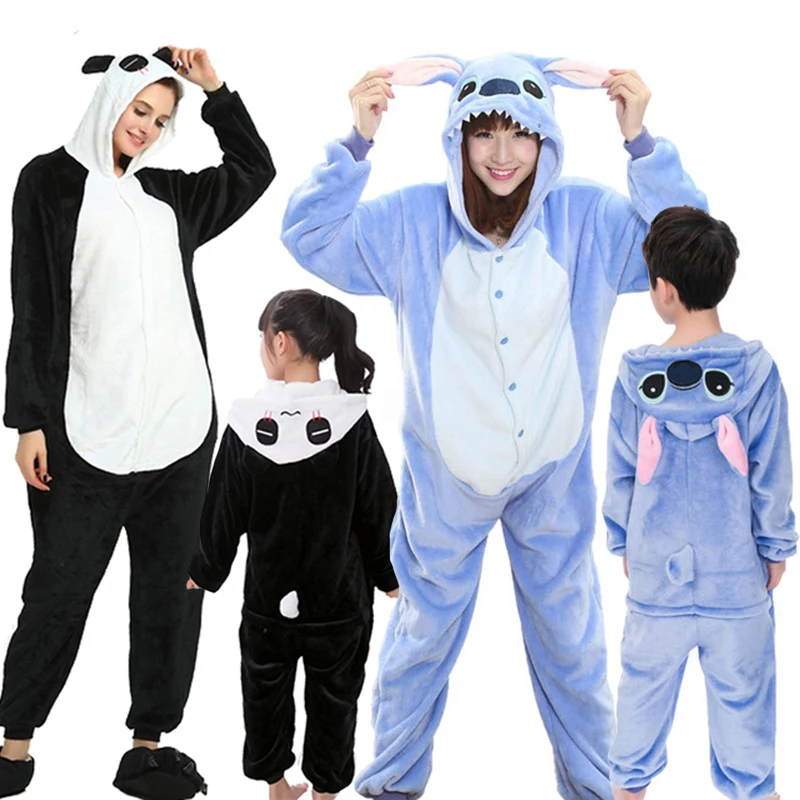 

Женская зимняя пижама в виде единорога, мультяшный костюм с капюшоном для косплея, пижама в виде животного, универсальная теплая фланелевая...