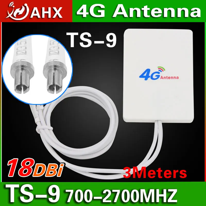 Антенна LTE 3G 4G TS9 CRC9 SMA Коннектор маршрутизатор внешняя антенна для маршрутизатора