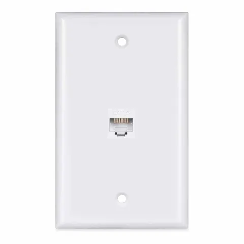 Сетевой Ethernet-Кабель ZoeRax CAT6 с отверстием для стен, Rj45 Keystone Jack для сетевого кабеля CAT6/CAT5e, настенная пластина RJ45, Jack Plate
