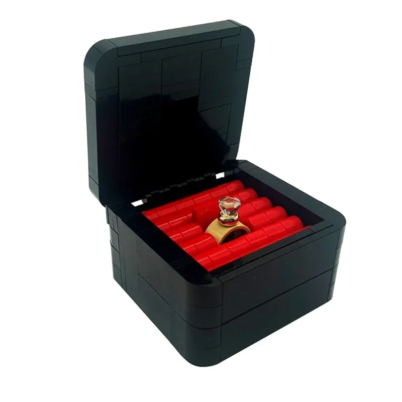 

Gobricks Engagement Ring Model Moc Building Blocks Diy Assemble Bricks Creative Educational Xmas Children Toys Special Gifts