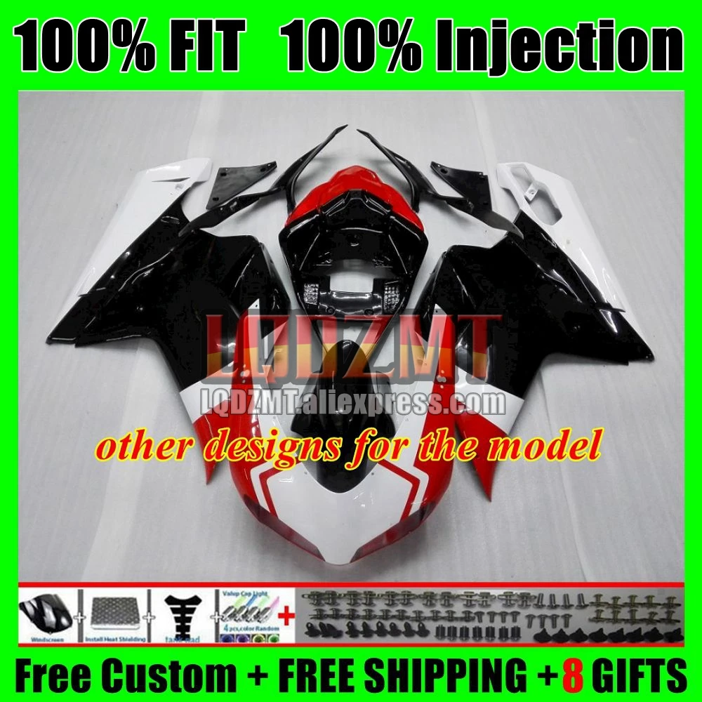 Впрыск для DUCATI 848 1098 1198 R S 121No.15 848S 07 08 09 10 11 12 1098S 2007 2008 2009 2010 2011 2012 Оранжевый синий