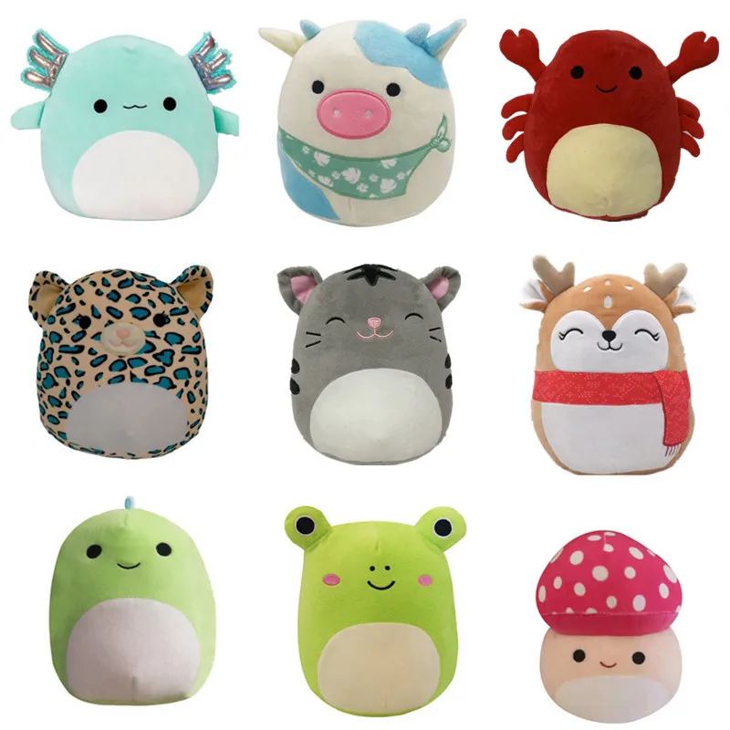 

2022 Squishmallowing Plush Toy 20CM Bee Cow Salamander Unihorn Pig Soft Stuffed Animal Pillow Doll Children Room Decoration Gift