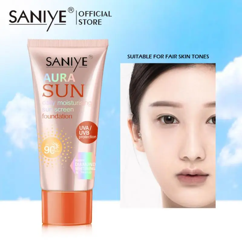 

Isolation Sunscreen Moisturizing Cream Waterproof Protection Cream SPF 90 Non-greasy Oil Control Sunscreen Skin Care Cosmetic