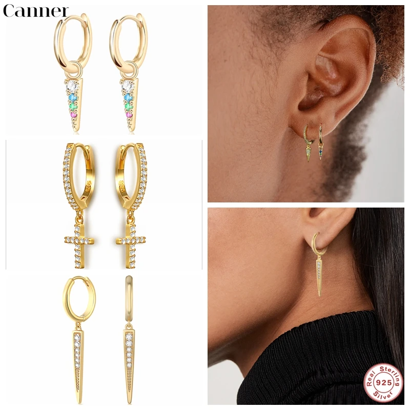 

Женские серьги-кольца с заклепками, серебро 925 пробы