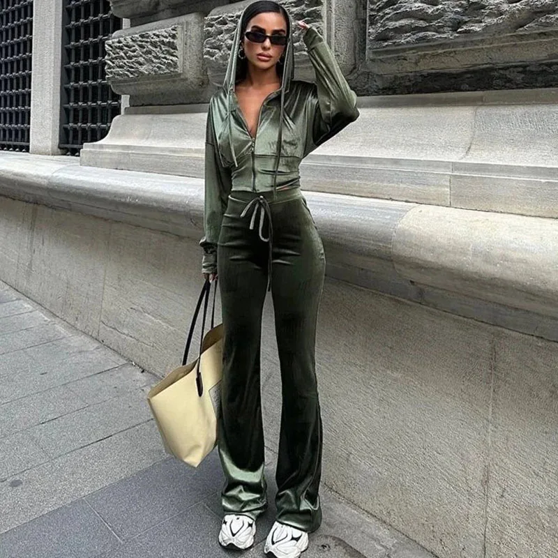 Apprabant модная бархатная утягивающая толстовка с капюшоном комплект спортивной