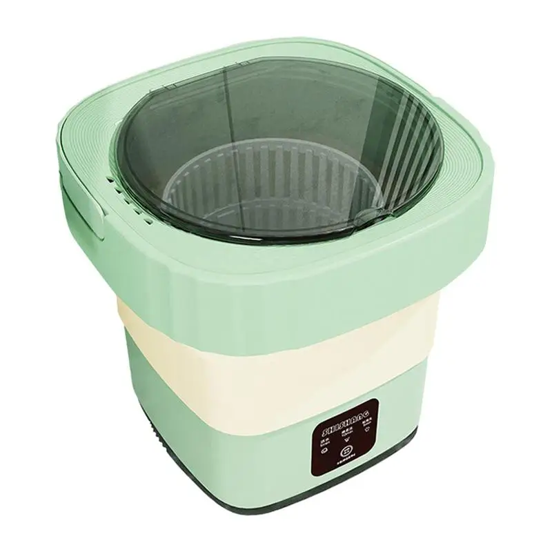 

Portable Washing Machine With Dryer Bucket For Student Dorm Travel Home RVs 6.1 LBs Mini Washer For Underwear Socks Bra