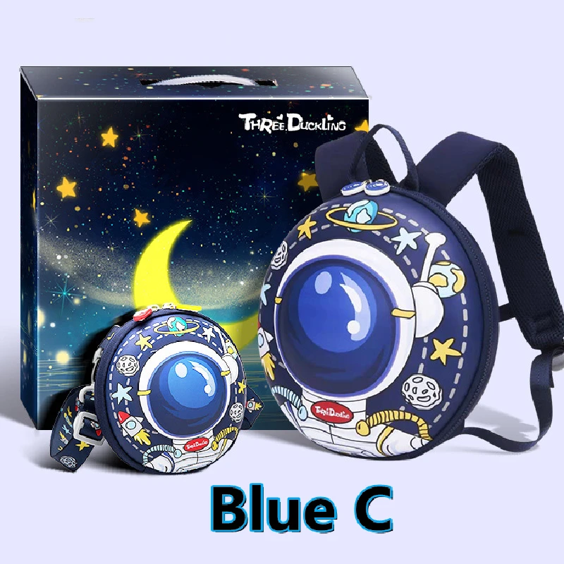 

Children Schoolbags Cartoon Cute Doughnut Backpack In Kindergarten Boys Girls Eggshell Backpack