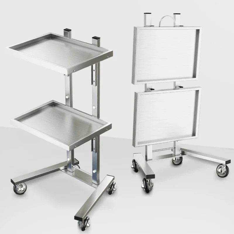 Складная тележка для инструментов салона парикмахерской оборудование мебель