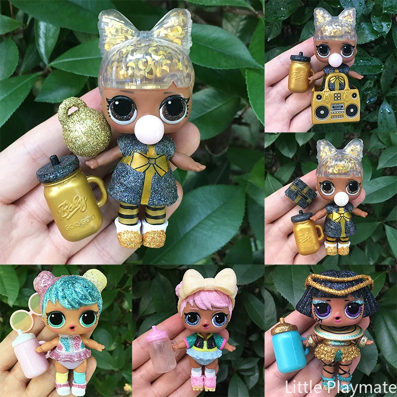 Оригинальные фигурки LOL неоновые модели экшн-кукол светящиеся блестящие модные