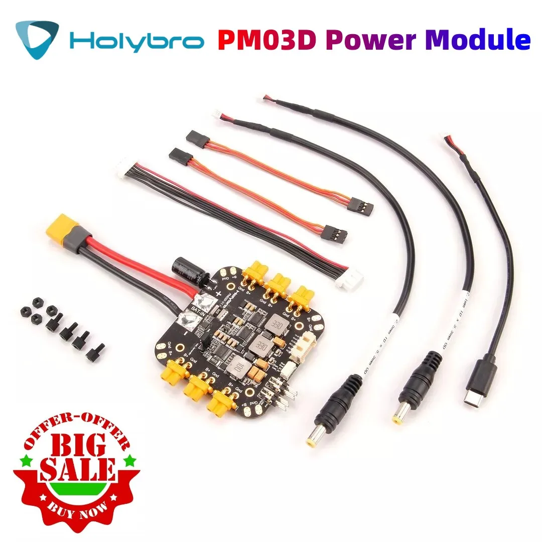 

2022 Новый Holybro PM03D модуль питания XT30 XT60 6S для Pixhawk4 Pixhawk 4 Mini Durandal Pix32 5X Контроллер полета X500 Multirotor