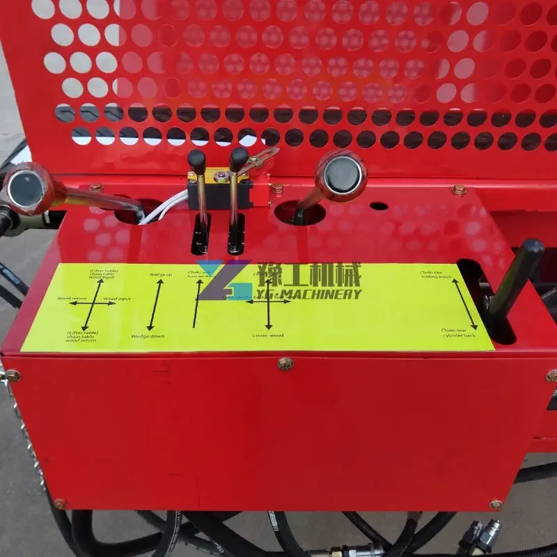 Гидравлический станок для резки древесины 35-тонная бензопила диаметр бревна 400