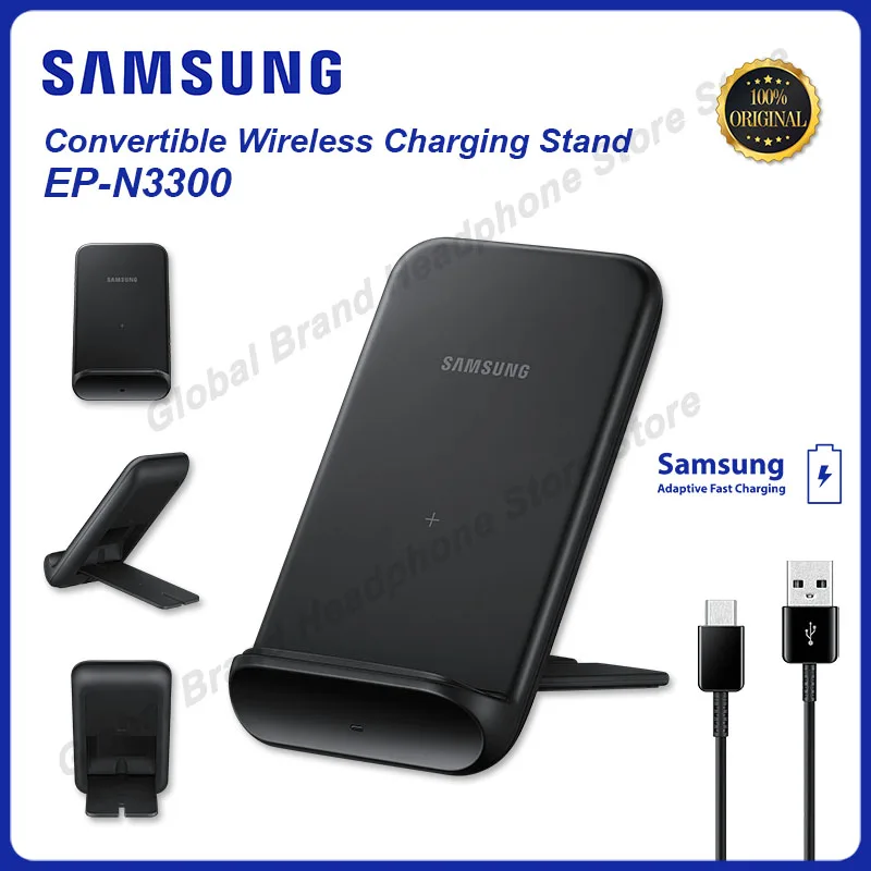 

Original Samsung Convertible Wireless Charging Stand EP-N3300 Wireless fast charging For Galaxy S22/S22 Ultra / Buds live/Pro