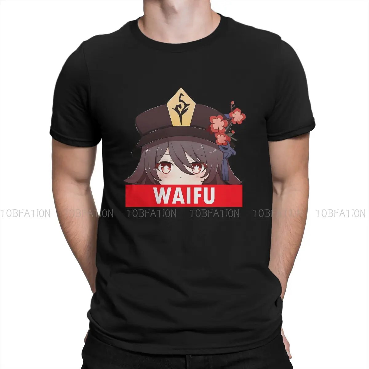 

Модная футболка с принтом Genshin Impact для онлайн ролевых игр, базовая футболка Ху Тао вайфу, Большая распродажа мужской одежды с принтом