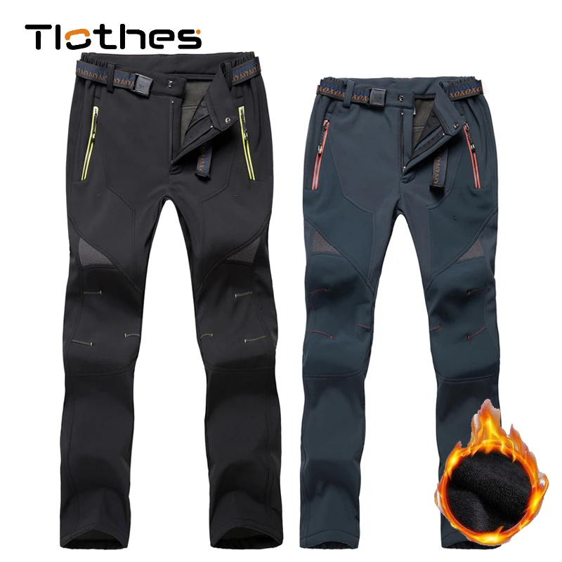 

Зимние уличные брюки для мужчин и женщин, повседневные ветрозащитные брюки для треккинга, Походов, Кемпинга, восхождения, бега, мужские брюки