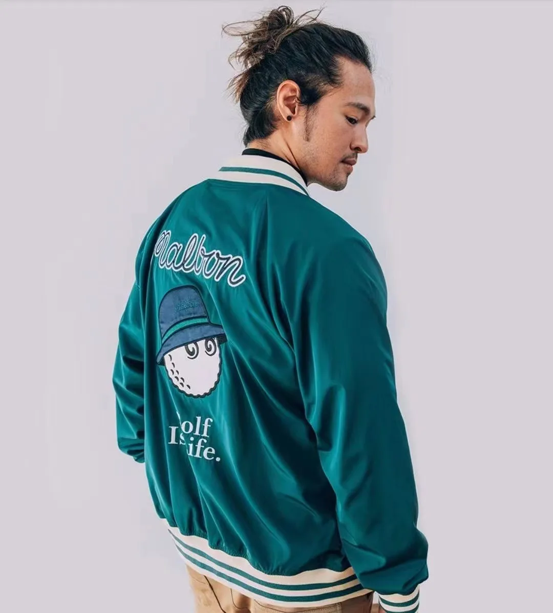 

2022 New Malbon Golf Costume Men's Cartoon Jacket Outdoor Sports Fashion Jacket