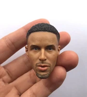 16 male soldier basketball star stephen curry head carving model accessories fit 12 inch action figures body in stock