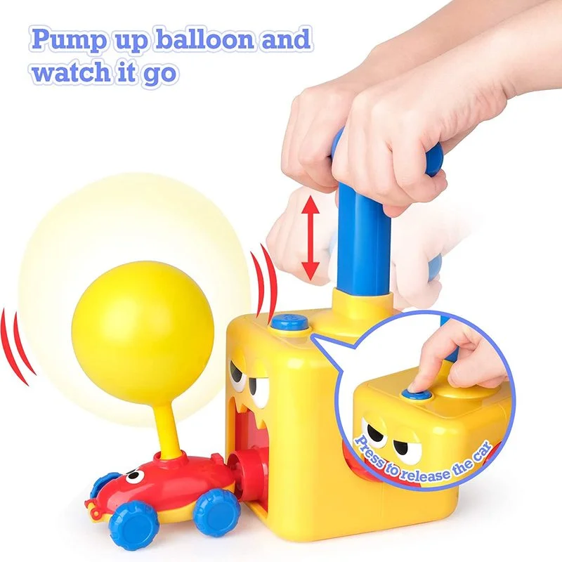 Children's Balloon Powered Launch Car Fun Toy Tower Inertia Aerodynamic Educational Gift | Игрушки и хобби