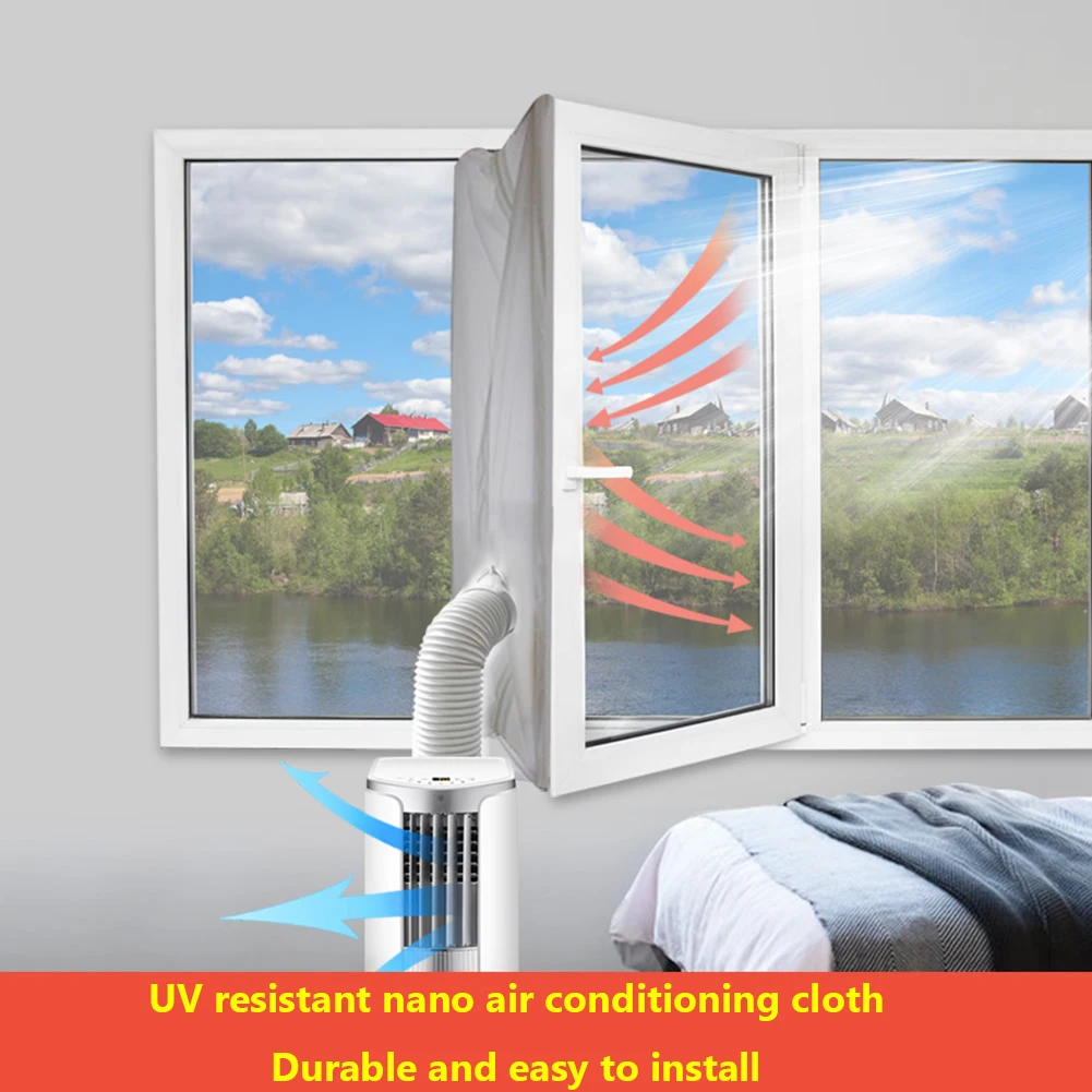 

Portable Air Conditioner Sealing Cloth 210d Encrypted Polyester Sealing Soft Cloth Waterproof Washable Cooling Machine Vent Kits