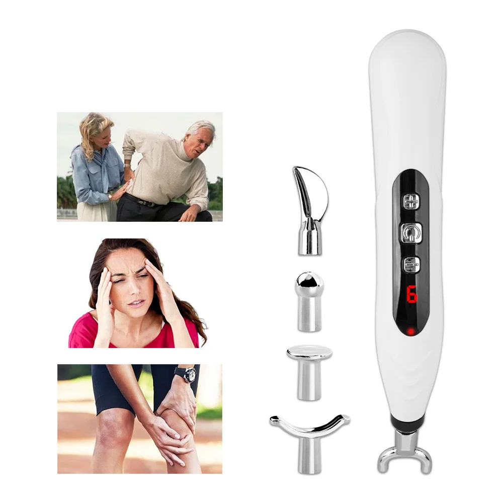 Электронная Игольная Ручка Для Акупунктурных Точек С 5 Наконечниками Устройство