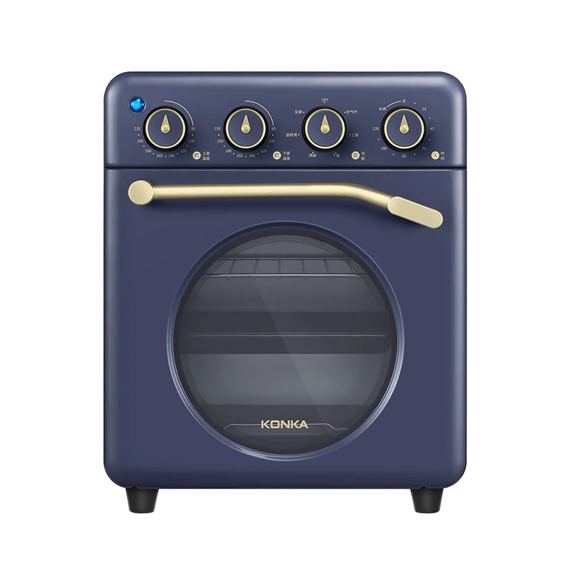 

2021 Brand New retro design air fryer oven 2-IN-1 Air Fry Electric oven 18L 1600W electric oven air fryer for kitchen