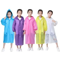 new waterproof eva rain coat children adult raincoat thickened kids clear transparent tour waterproof rainwear suit raincoats
