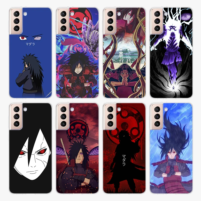 

Madara Uchiha Naruto Transparent Silicone Cover For Samsung Galaxy S22 Pro S21 S20 FE Ultra S10 S10E Lite S9 Plus Phone Case