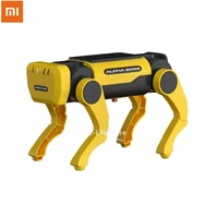 xiaomi youpin solar electric mechanical dog cow children educational assembly science tech puzzle toy bionic smart robot dog