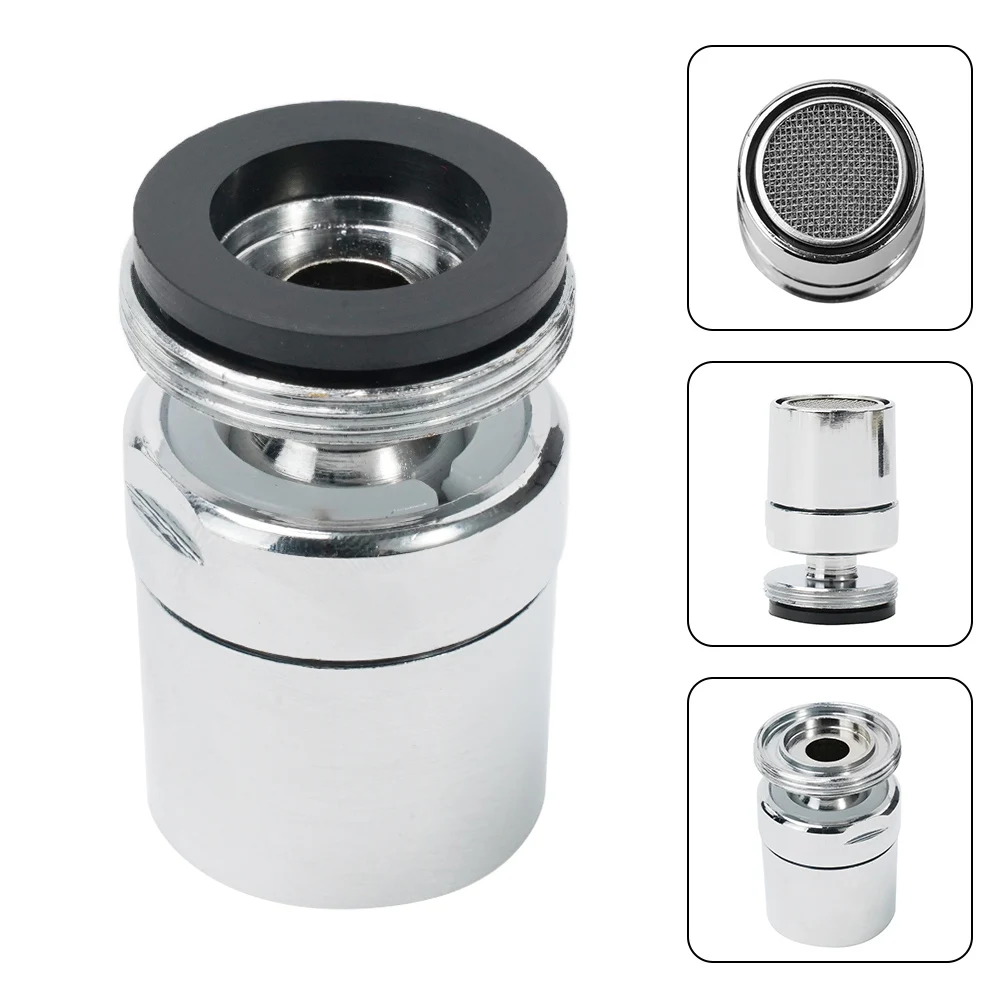 

1pc Water Faucet Aerator 22mm Female/24mm Male 360-Degree Rotate Swiveling Super Sprayer Splash-Proof Saving Water Nozzle Parts