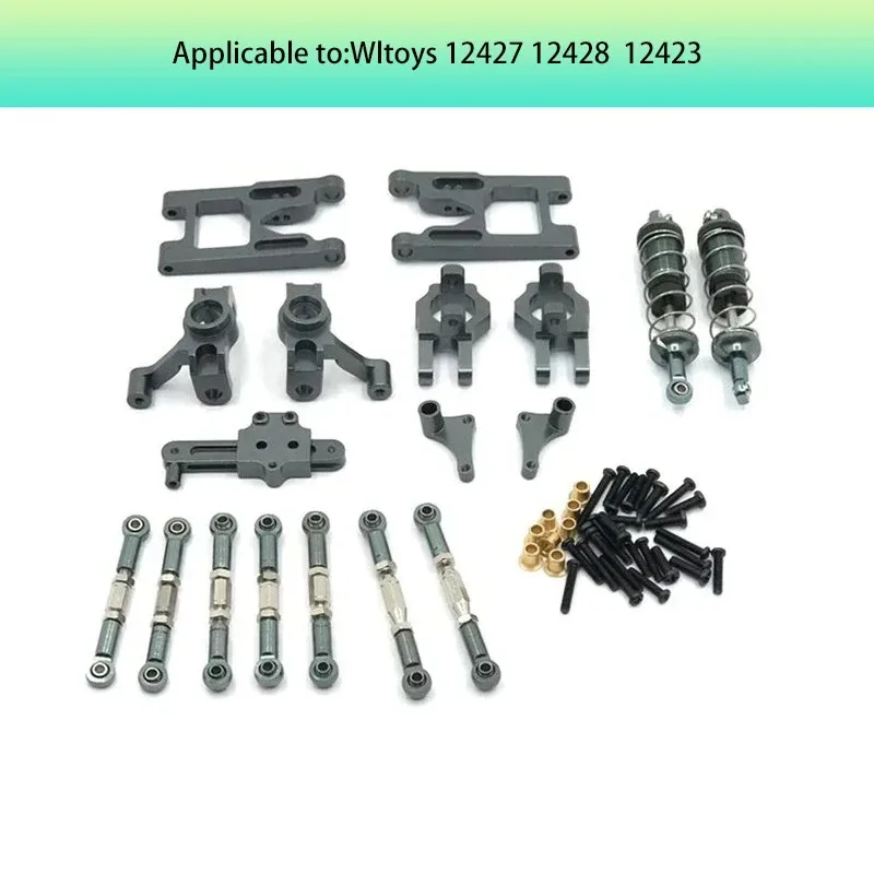 Wltoys-piezas Coche A Control Remoto Modelo FY-03 Piezas Metal Mejoradas Asiento Oscilante Color Azul 1/12 12428 12423 12427