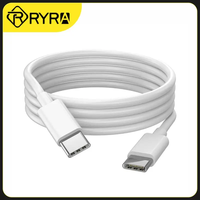 

RYRA Fast 100W USB C To USB Type C Cable Charging Cord PD 100W 5A USB-C Type-C Cable For Huawei Xiaomi Samsung Macbook iPad Pro