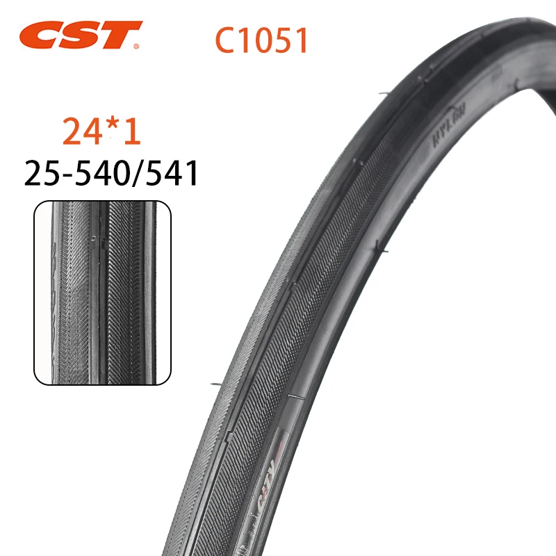 

CST bicycle tires 24x1 (25-540/541) Mountain Road Wheelchair bike tires 600X25A ultralight slick pneu bicicletat yres 110 PSI