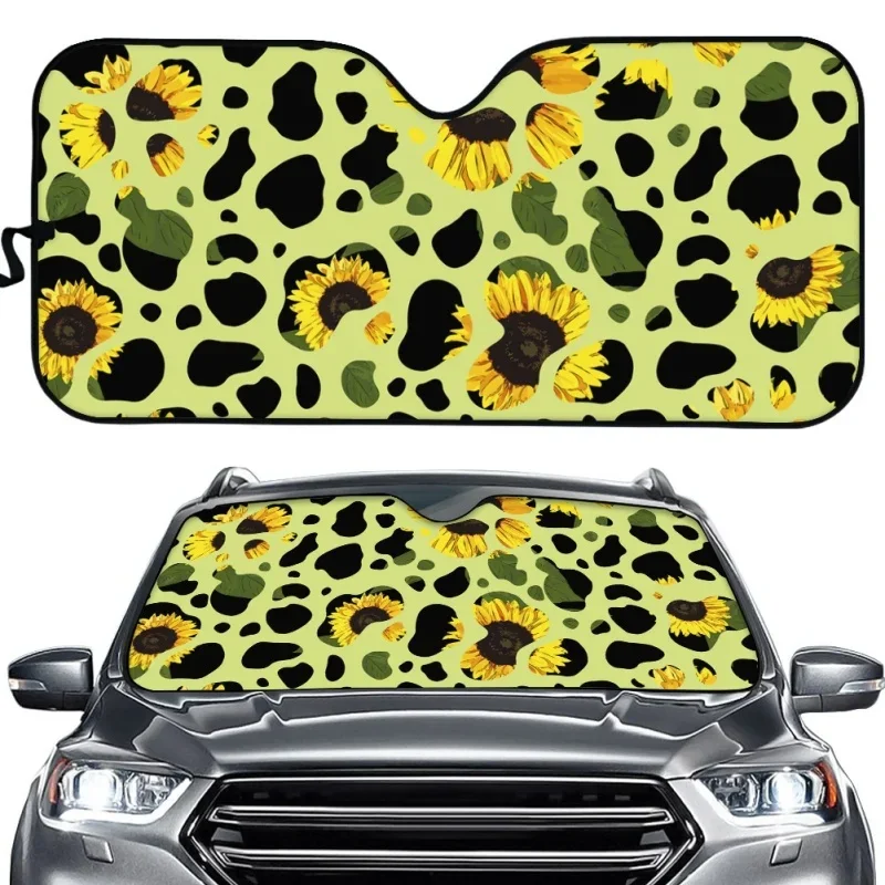 Симпатичные солнцезащитные козырьки с принтом подсолнухов