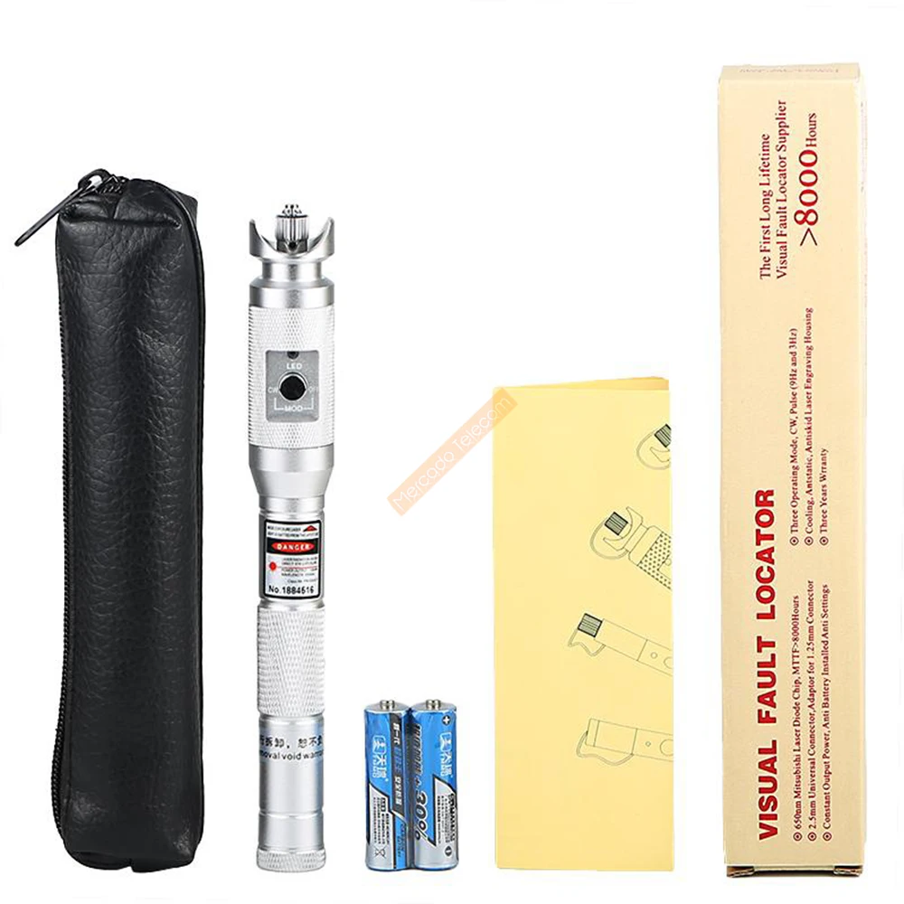 Визуальный локатор неисправности 30 мВт 20 10 волоконно-оптический флуоресцентный