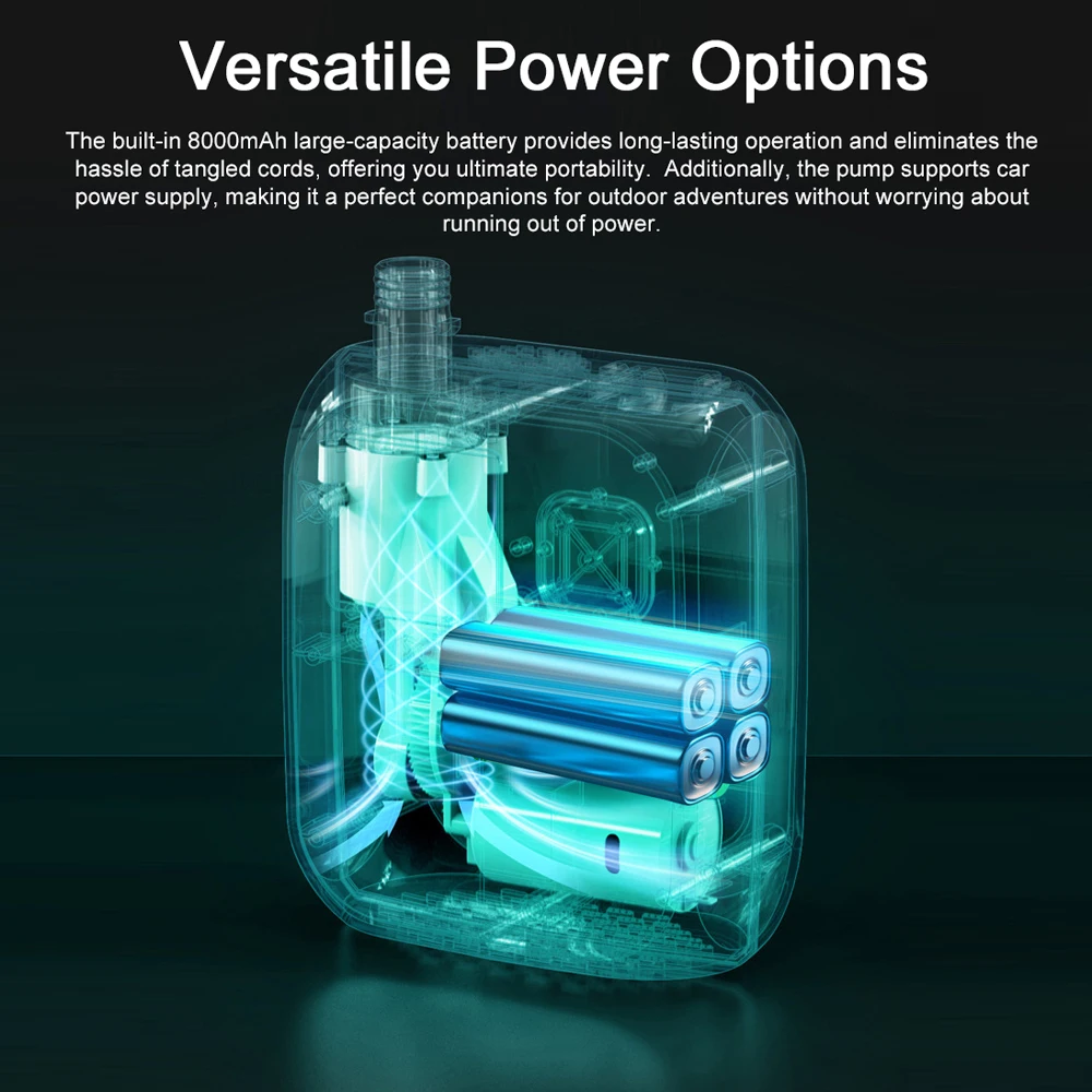Портативный Электрический Воздушный Насос Для Весел Компрессор Высокого