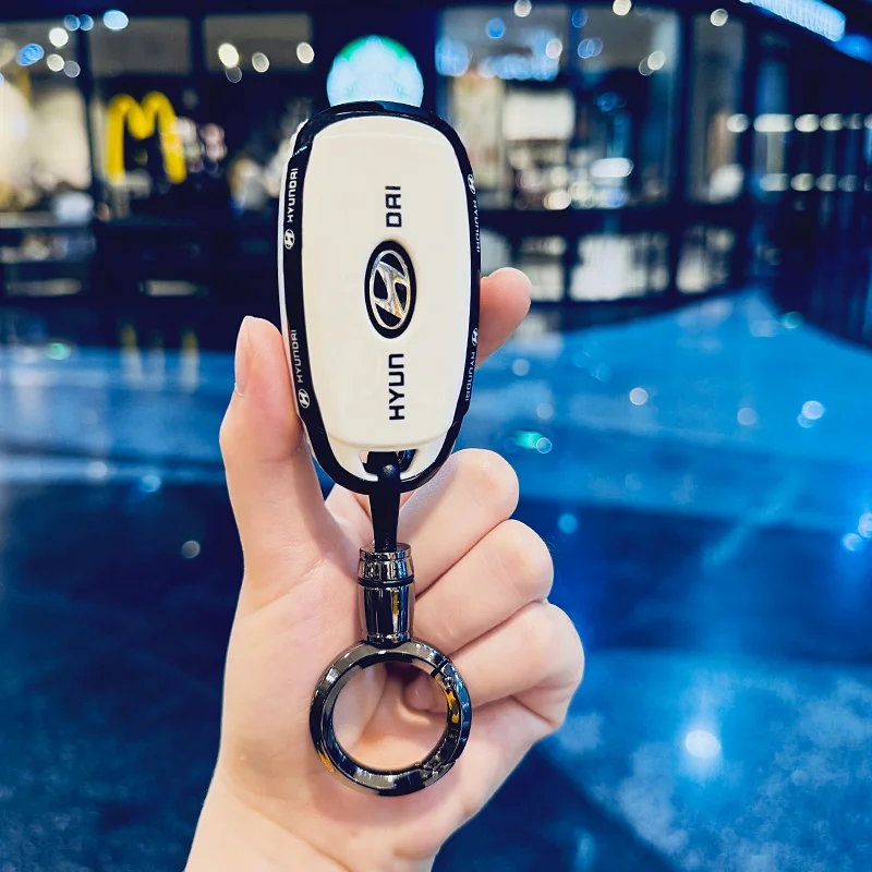 3-кнопочный чехол для ключа автомобиля Hyundai Solaris i10 i40 i20 i30 Creta Tucson Santa Fe ix35 ix25 Elantra Sonata