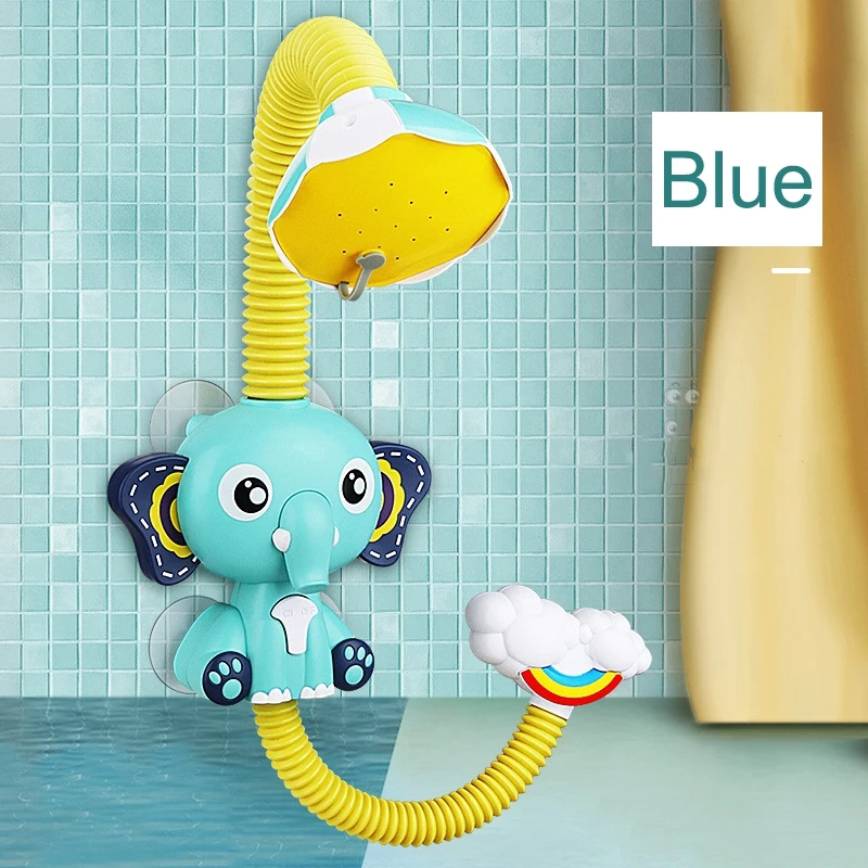 

Bath Toys Baby Water Game Elephant Model Faucet Shower Electric Water Spray Children Pool Toy Play Kids Swimming Bathroom Beach
