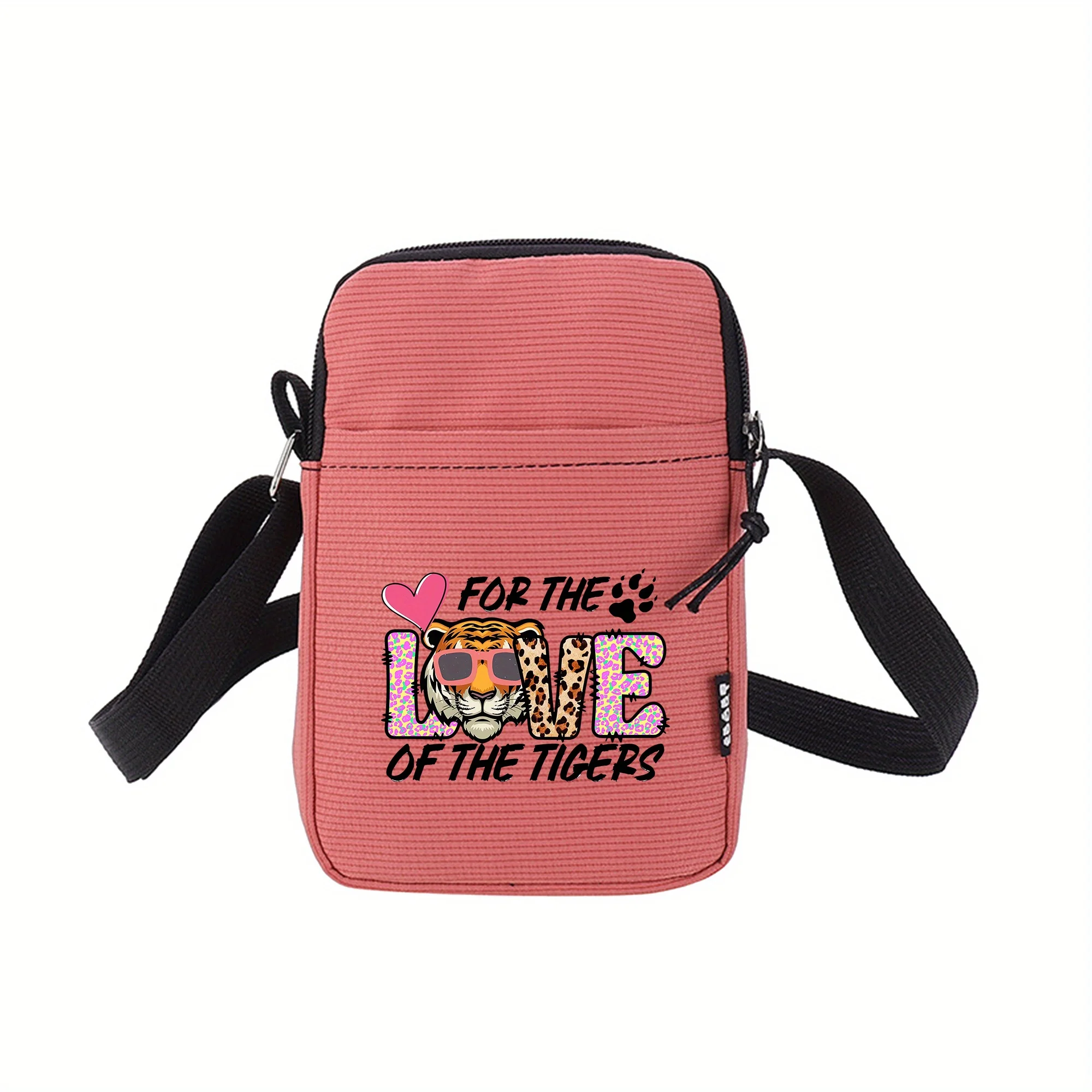 Мини-сумка Через Плечо В Тигровую Полоску Многофункциональный Кошелек Для